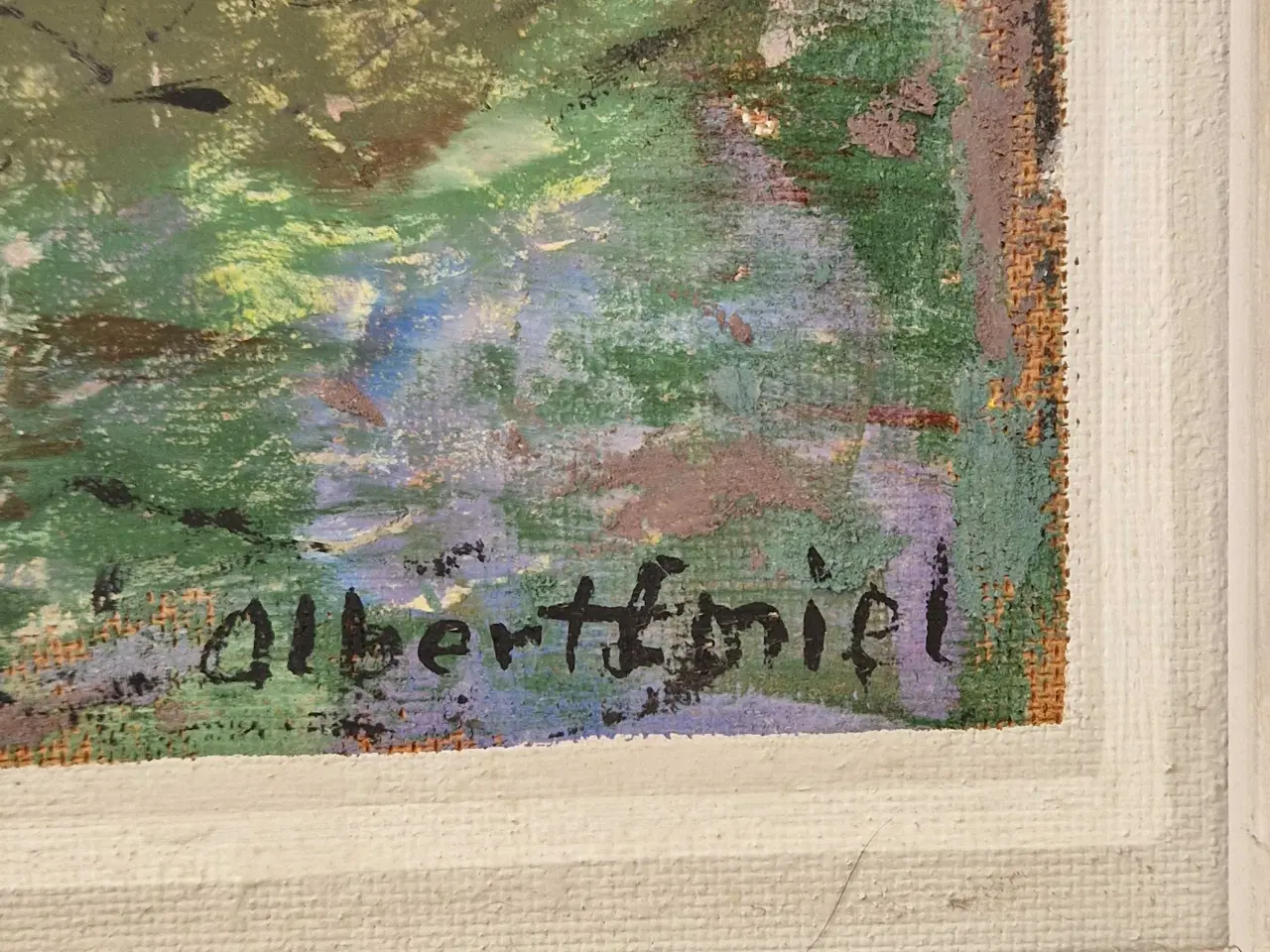 Billede 6 - Flot oliemaleri af Albert Emiel fra 1973, Bornholm