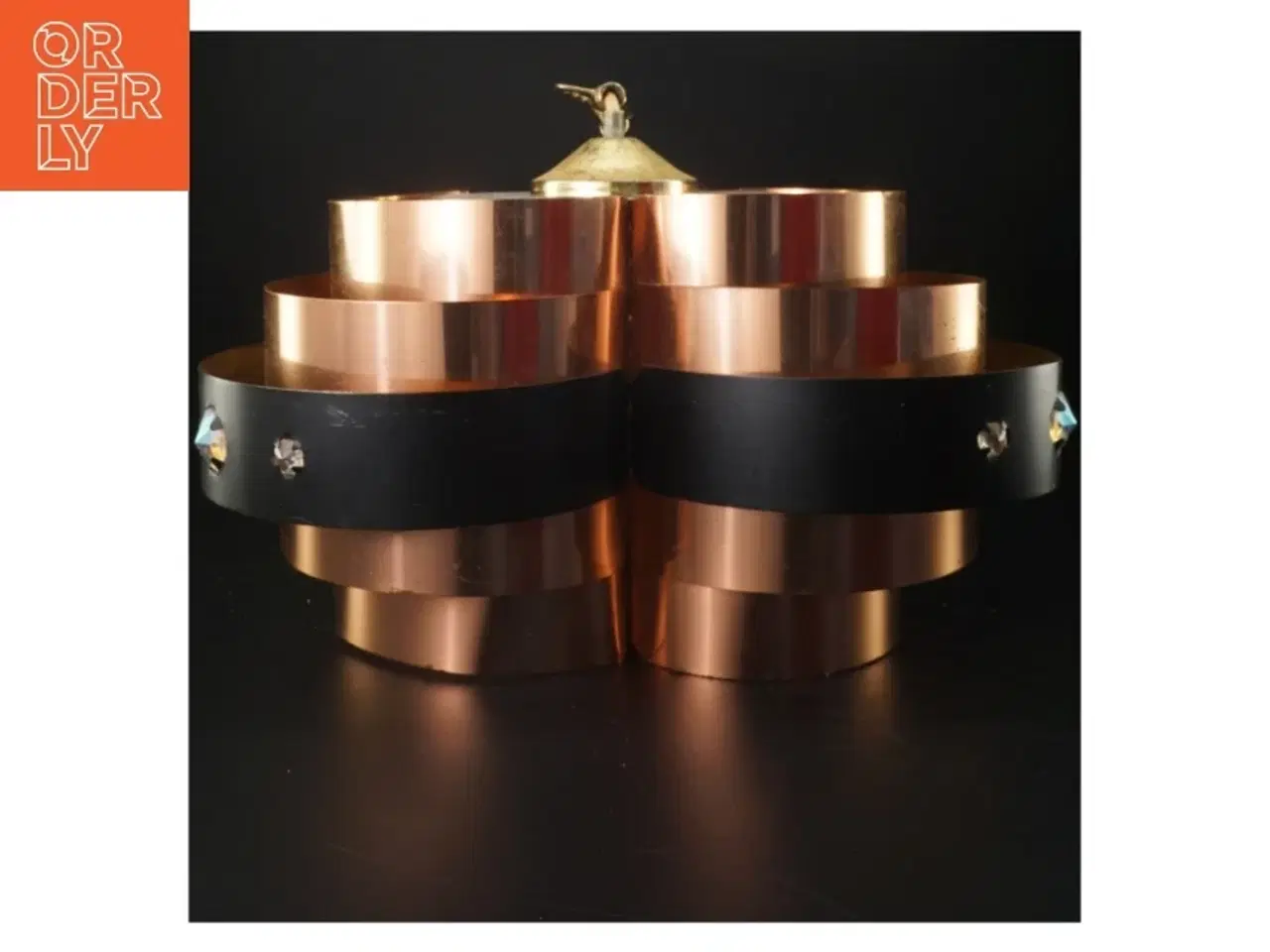 Billede 2 - Jo hammerborg Vintage kobber pendel (str. 36. x 36 cm)