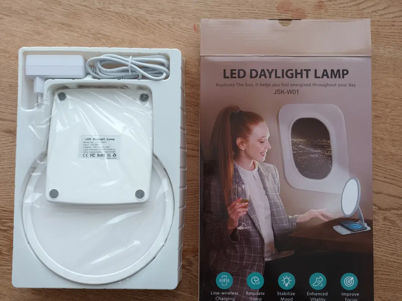 Billede 2 - Lys-terapi lampe, JSK-W01, bedre mental sundhed.