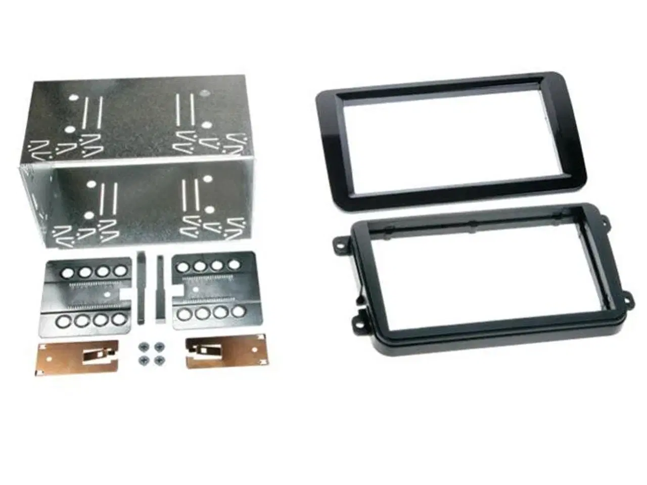 Billede 1 - 2-DIN kit VW/Seat/Skoda pianosort