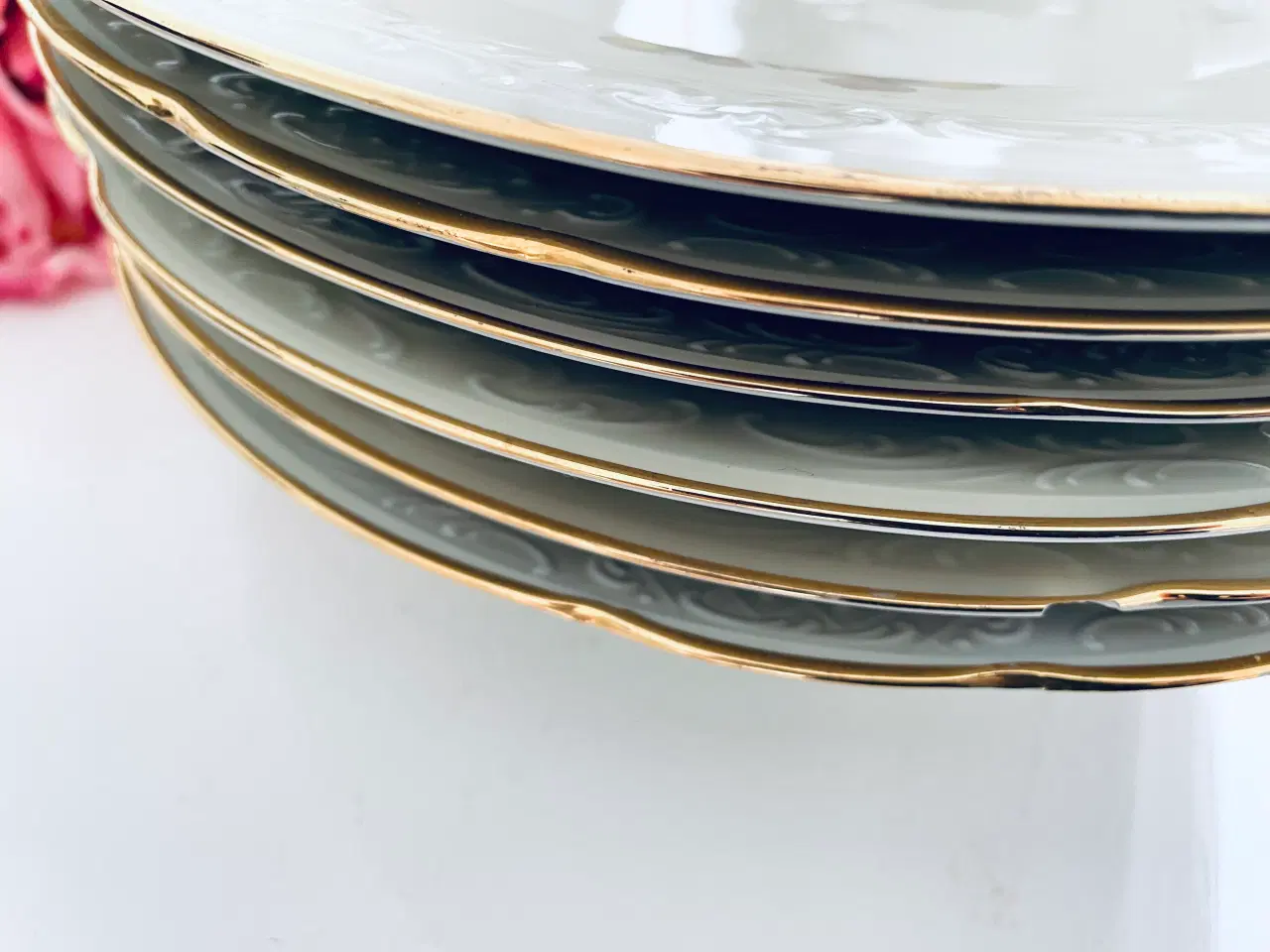 Billede 13 - Vintage dybe tallerkner 6 stk med patina 