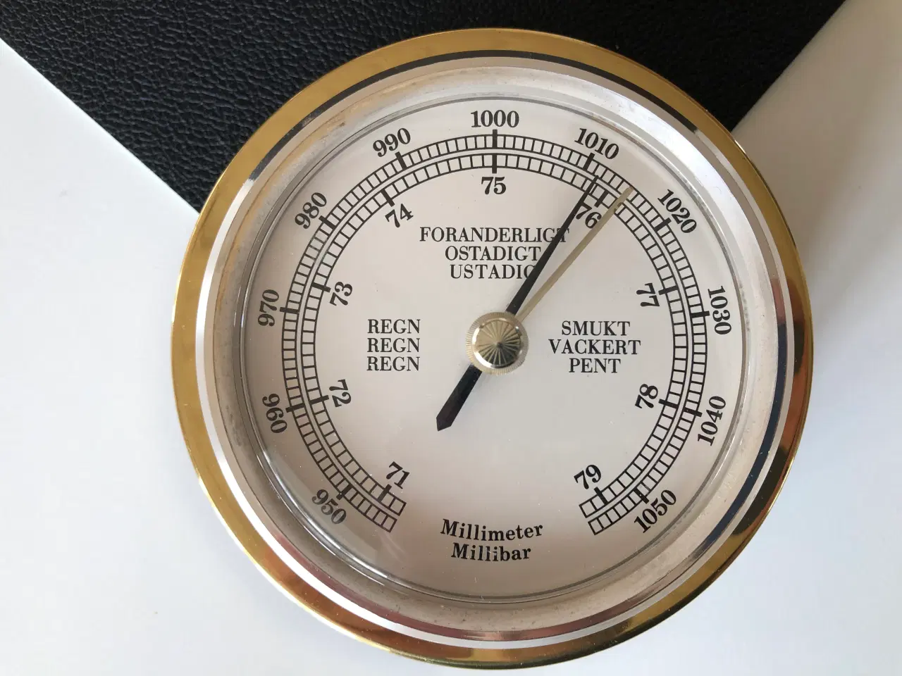 Billede 5 - Messing skibsbarometer