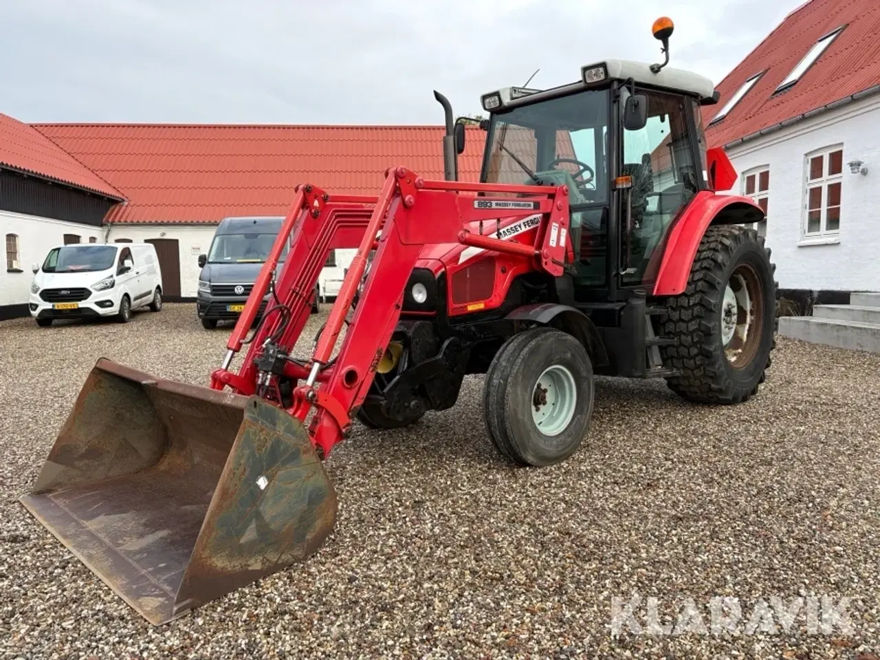 Billede 1 - Traktor med frontlæsser Massey Ferguson 5425