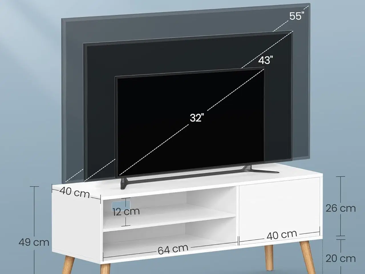 Billede 3 - TV bord 120 cm