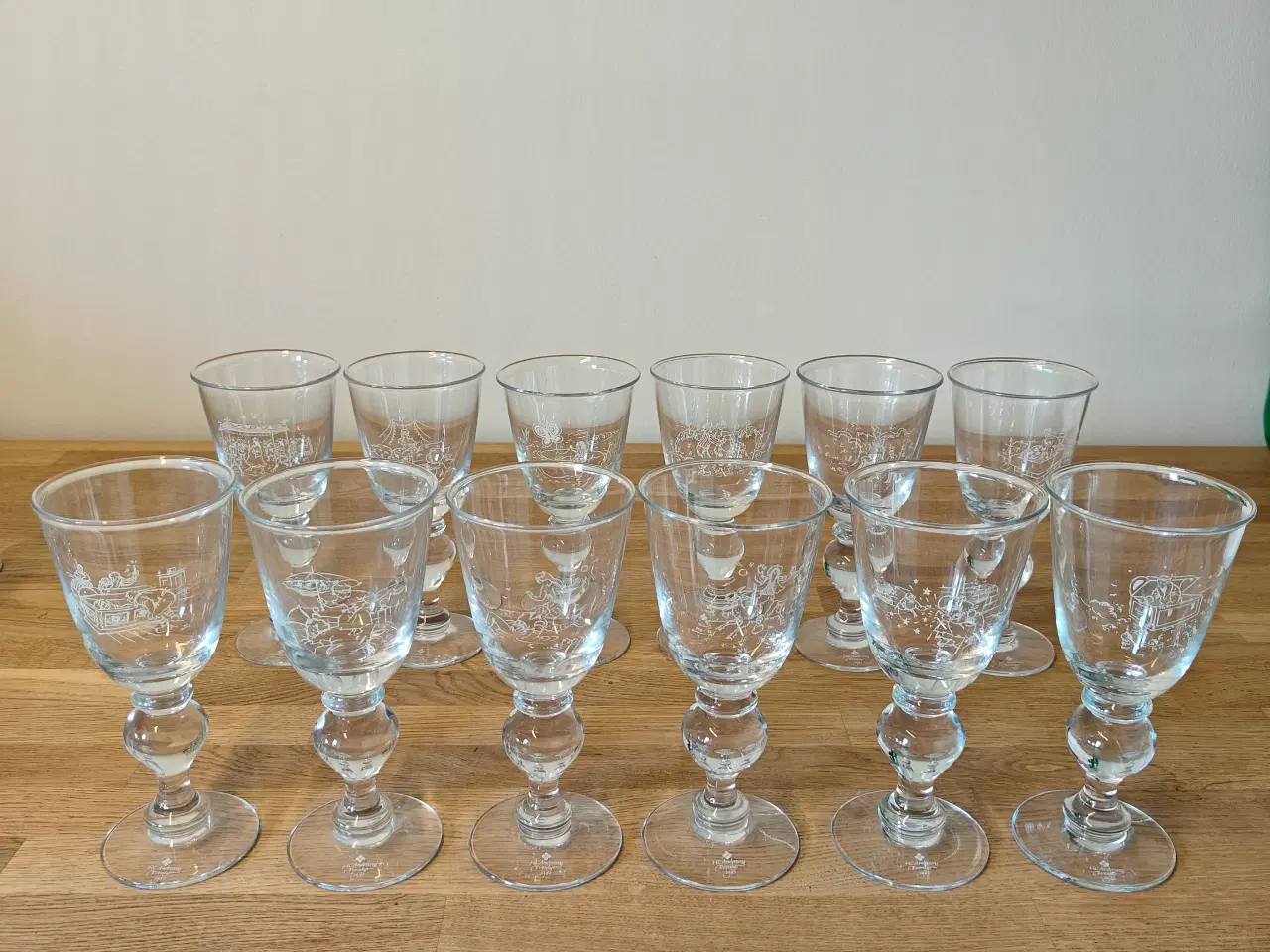 Billede 1 - Holmegaard H.C.Andersen eventyr glas 