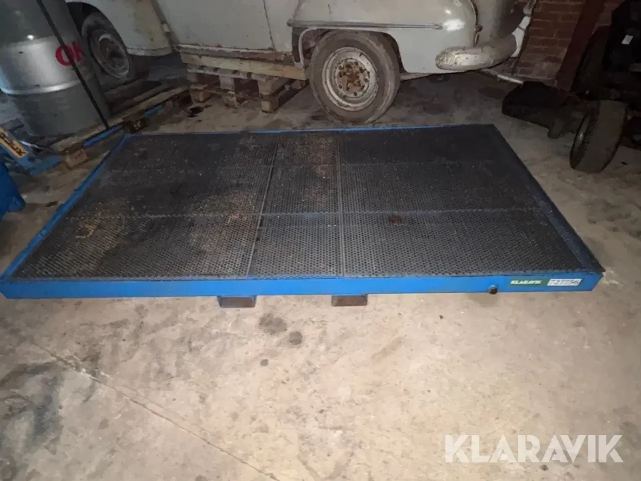 Billede 5 - Spildolie bakke til 8 olietønder