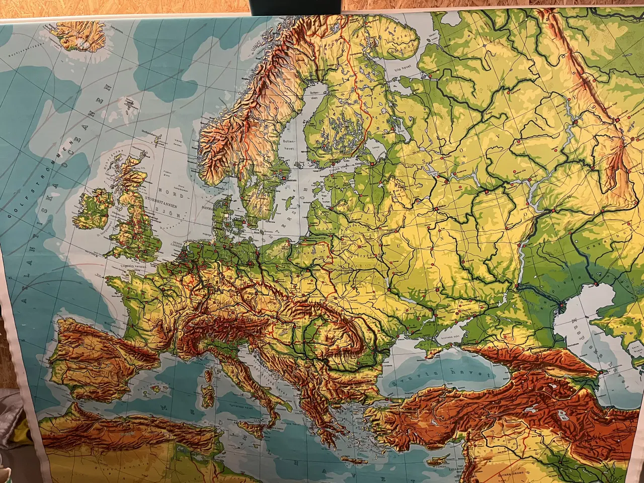 Billede 1 - Skole Europakort Danola