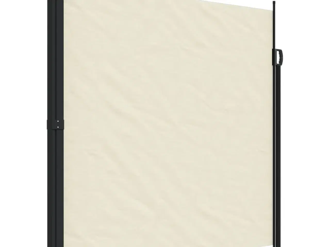 Billede 2 - Sidemarkise 200x500 cm sammenrullelig cremefarvet