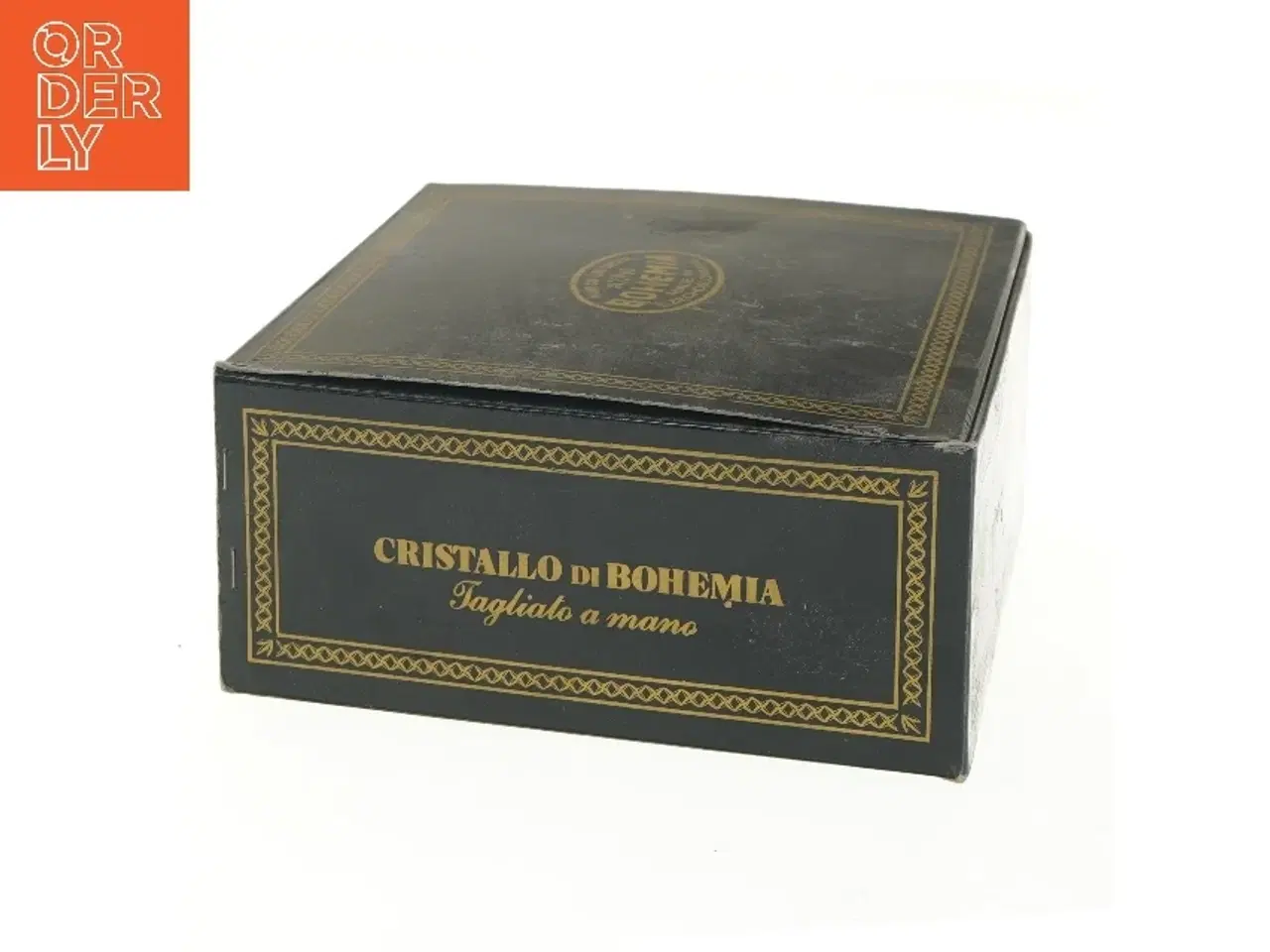 Billede 3 - Bohemia krystal kasse med bånd fra Bohemia (str. 22x22 cm)