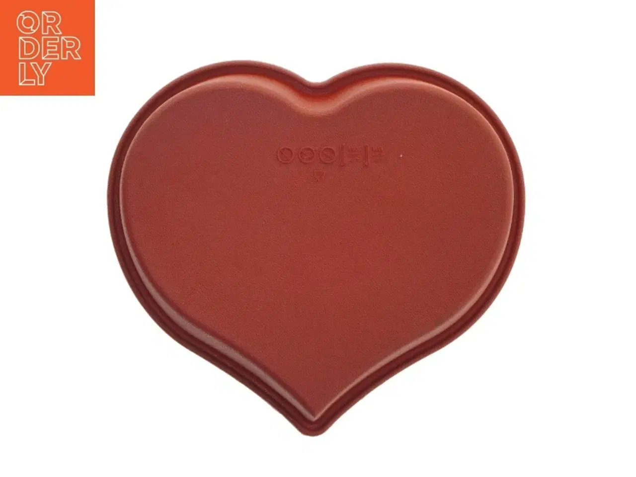 Billede 3 - Hjerteformet silikonebageform (str. 24x27 cm)