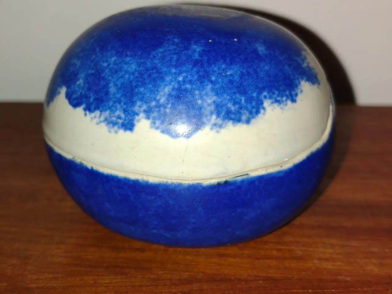 Billede 1 - Flot keramik krukke med låg