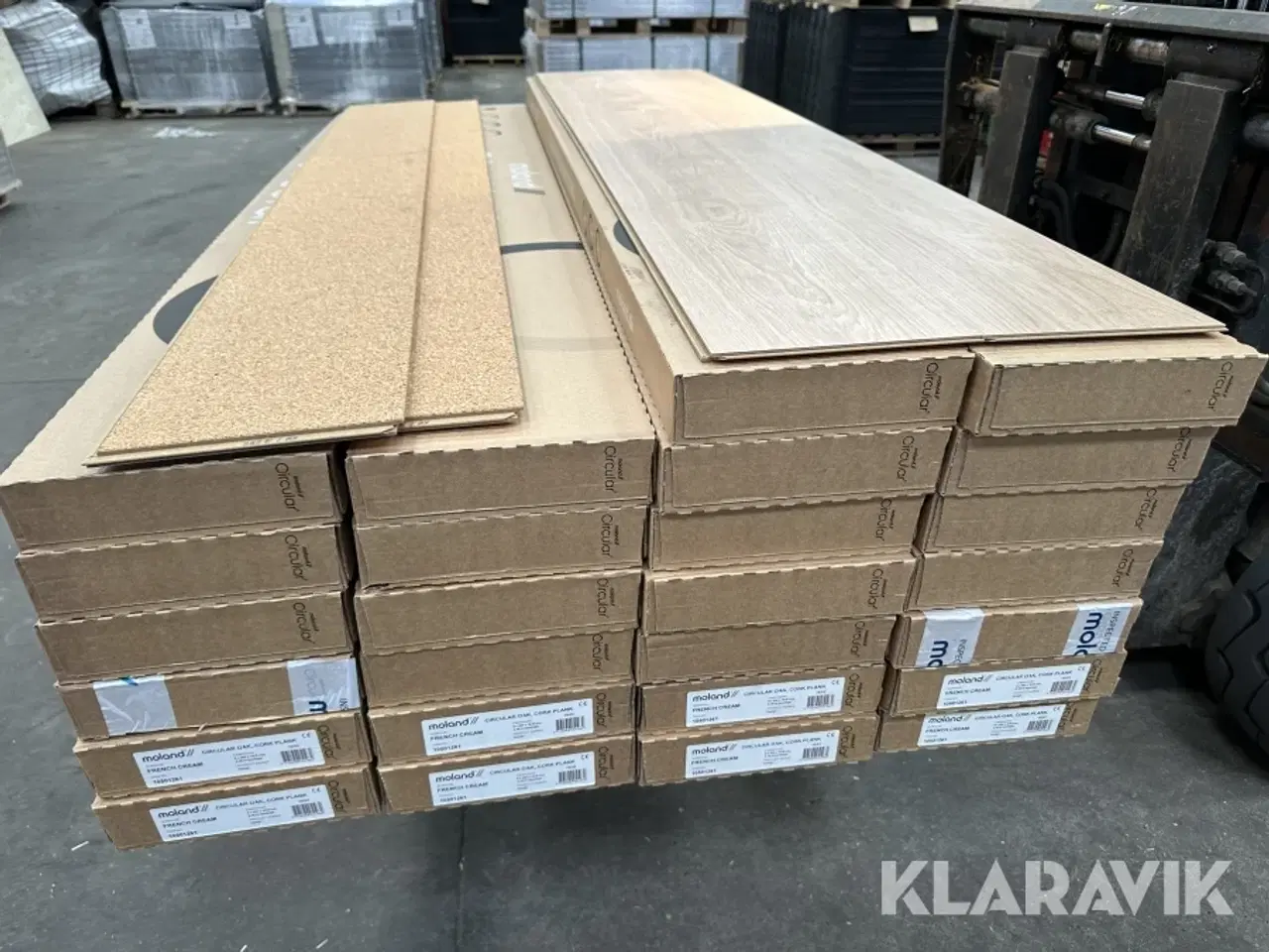 Billede 9 - Moland Oak Cork Plank French Cream 58,86m2