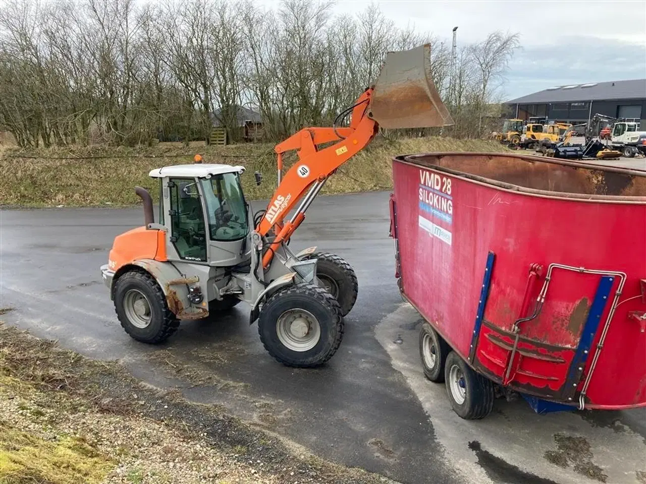 Billede 3 - Atlas 105E Weycor Hutigkobling på hydraulikudtag Centralsmøring