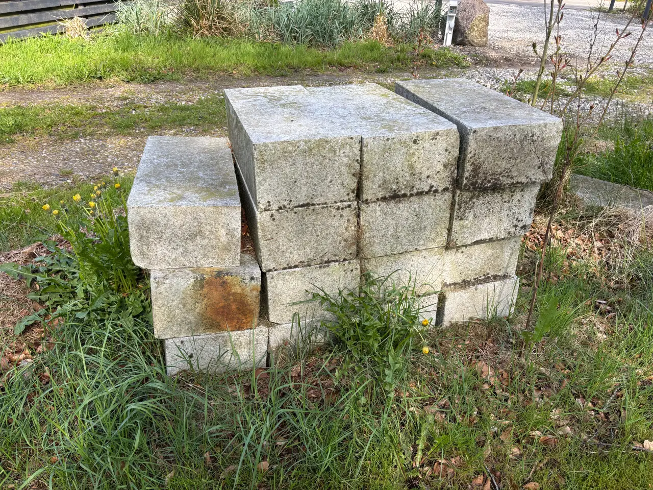 Billede 4 - Hvide granit trin - 19x70x30cm. Gode til trappe/ha