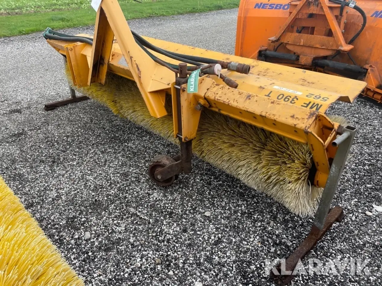 Billede 12 - FM Maskiner MF 390 T hydraulisk kost til traktor FM
