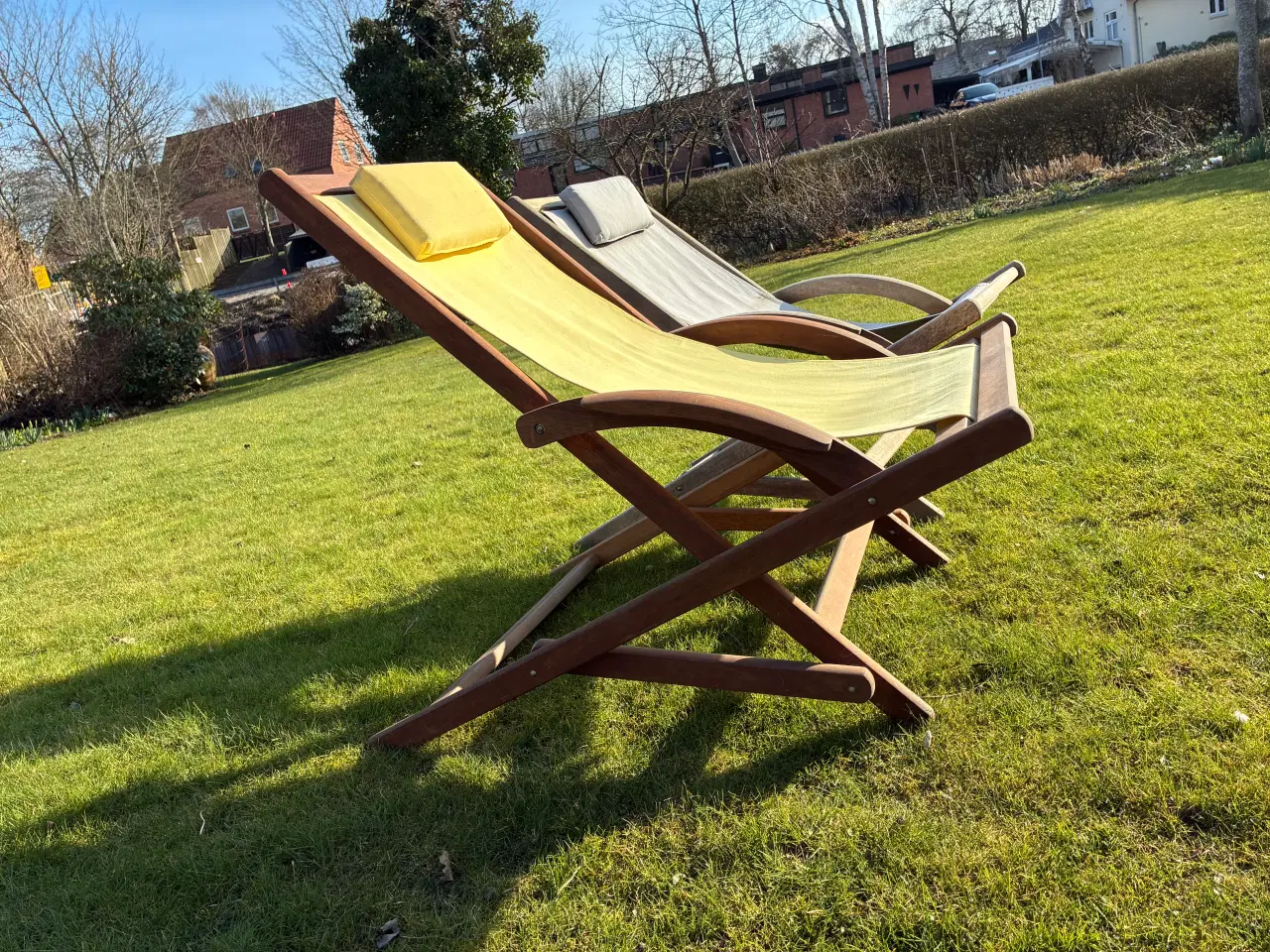 Billede 2 - 2 gammeldags liggestole
