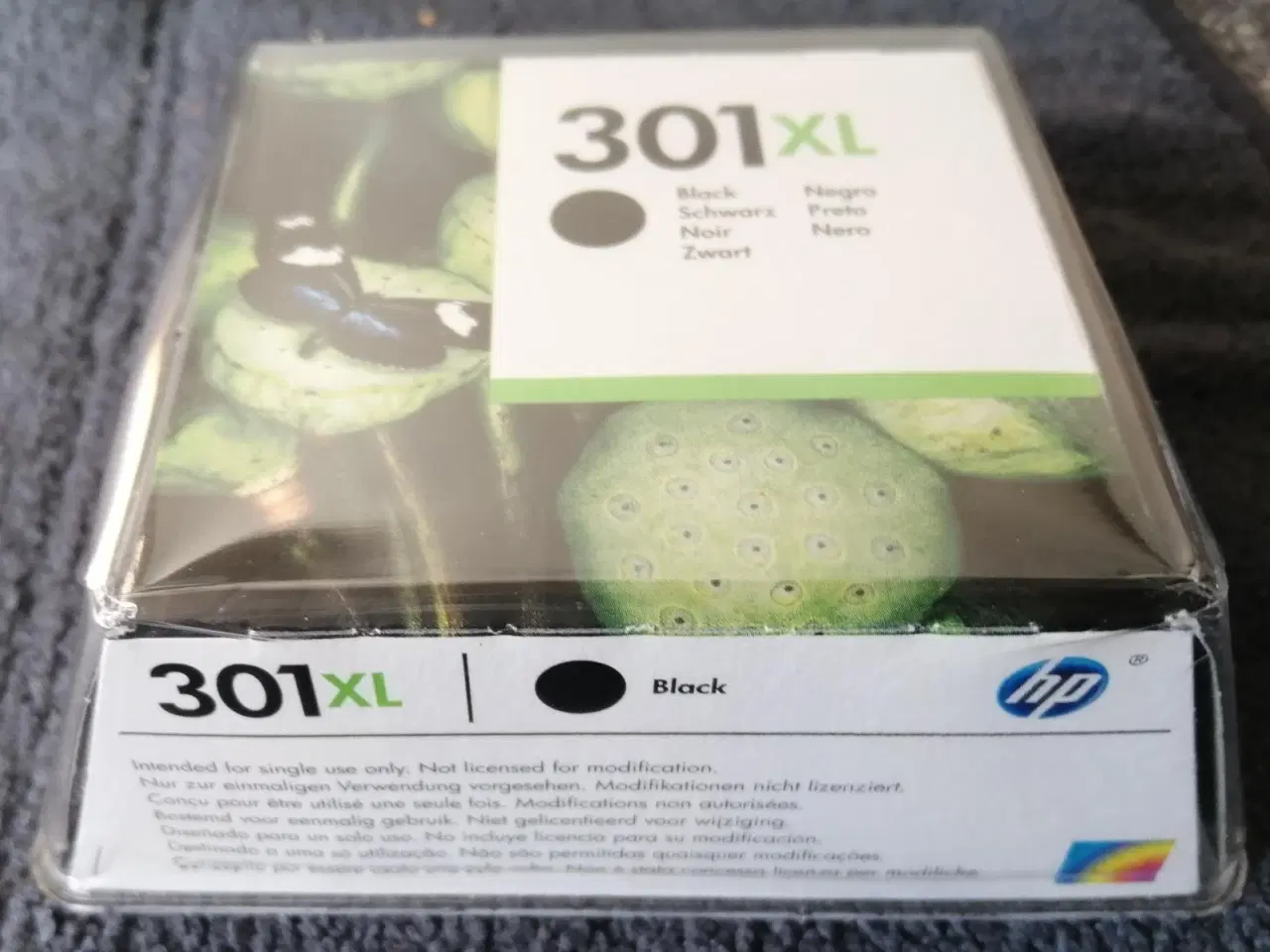Billede 2 - HP 301XL CH563EE BLÆK PATRON, SORT, HELT NY