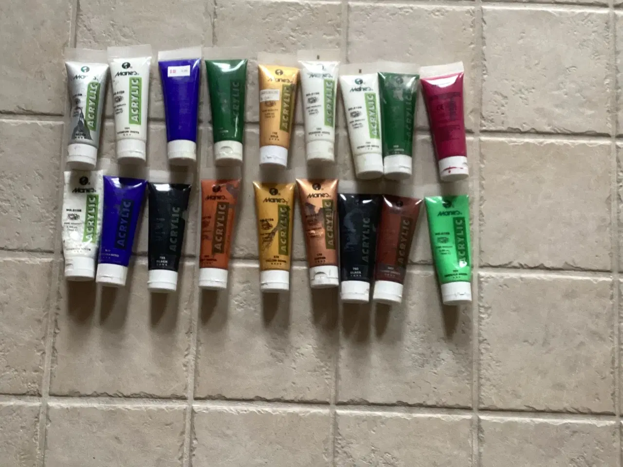 Billede 1 - Akrylfarver til maling af billeder