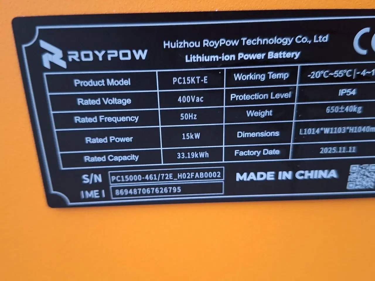 Billede 5 - roypow 33KWH POWERBANK