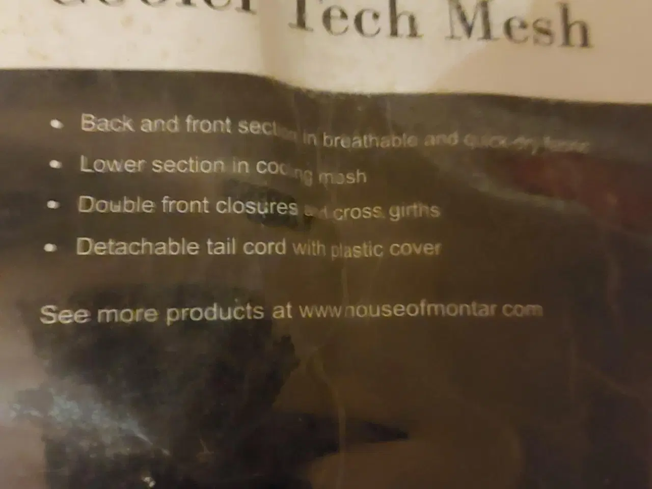 Billede 2 - House of Montar Cooler Tech Mesh dækken Str. 165