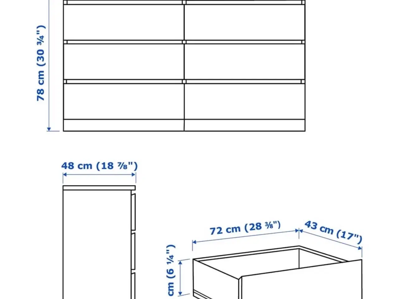 Billede 1 - Kommode 300 kr 