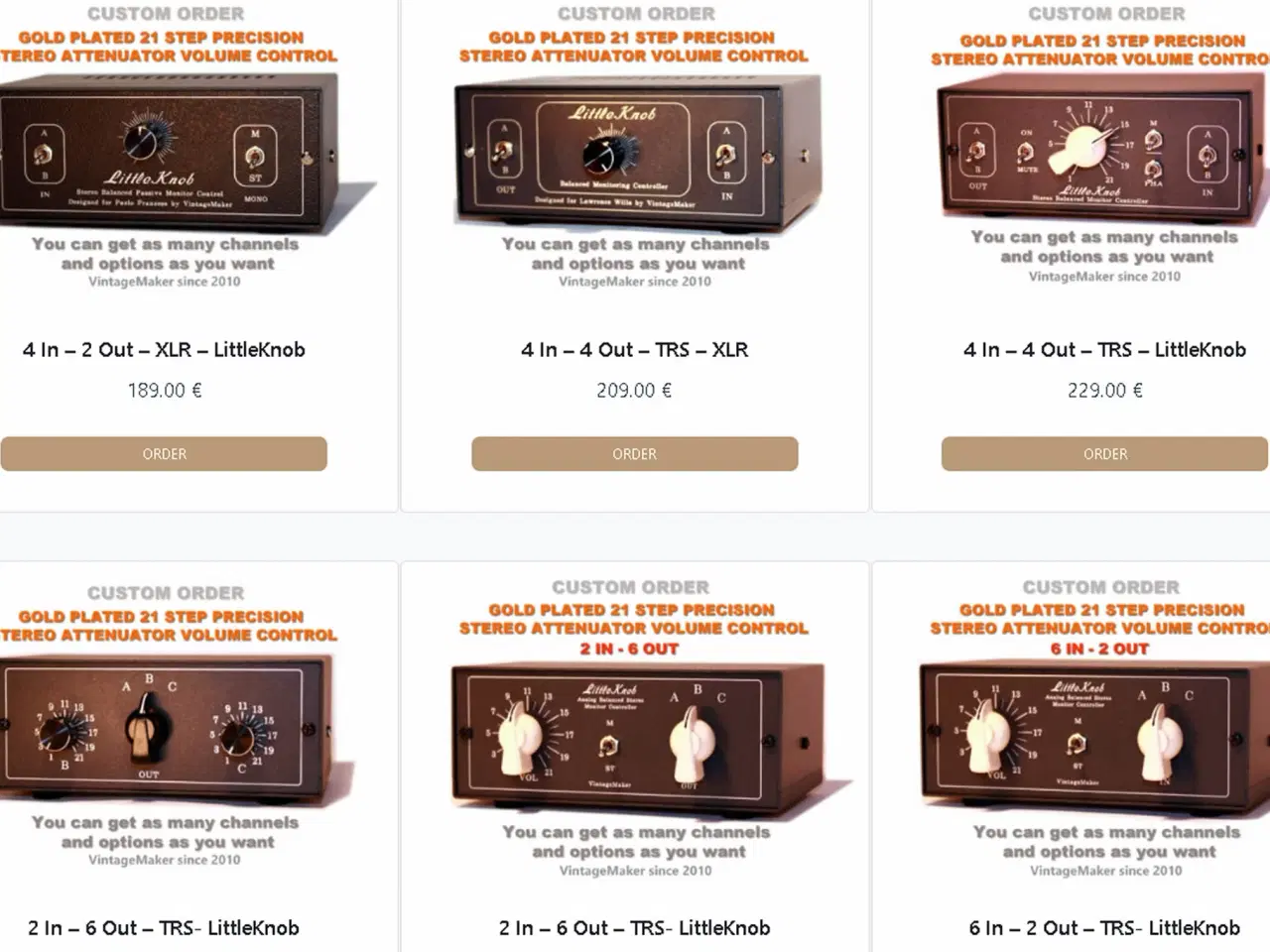 Billede 1 - Analog Studio Switch Attenuator Monitor Controller