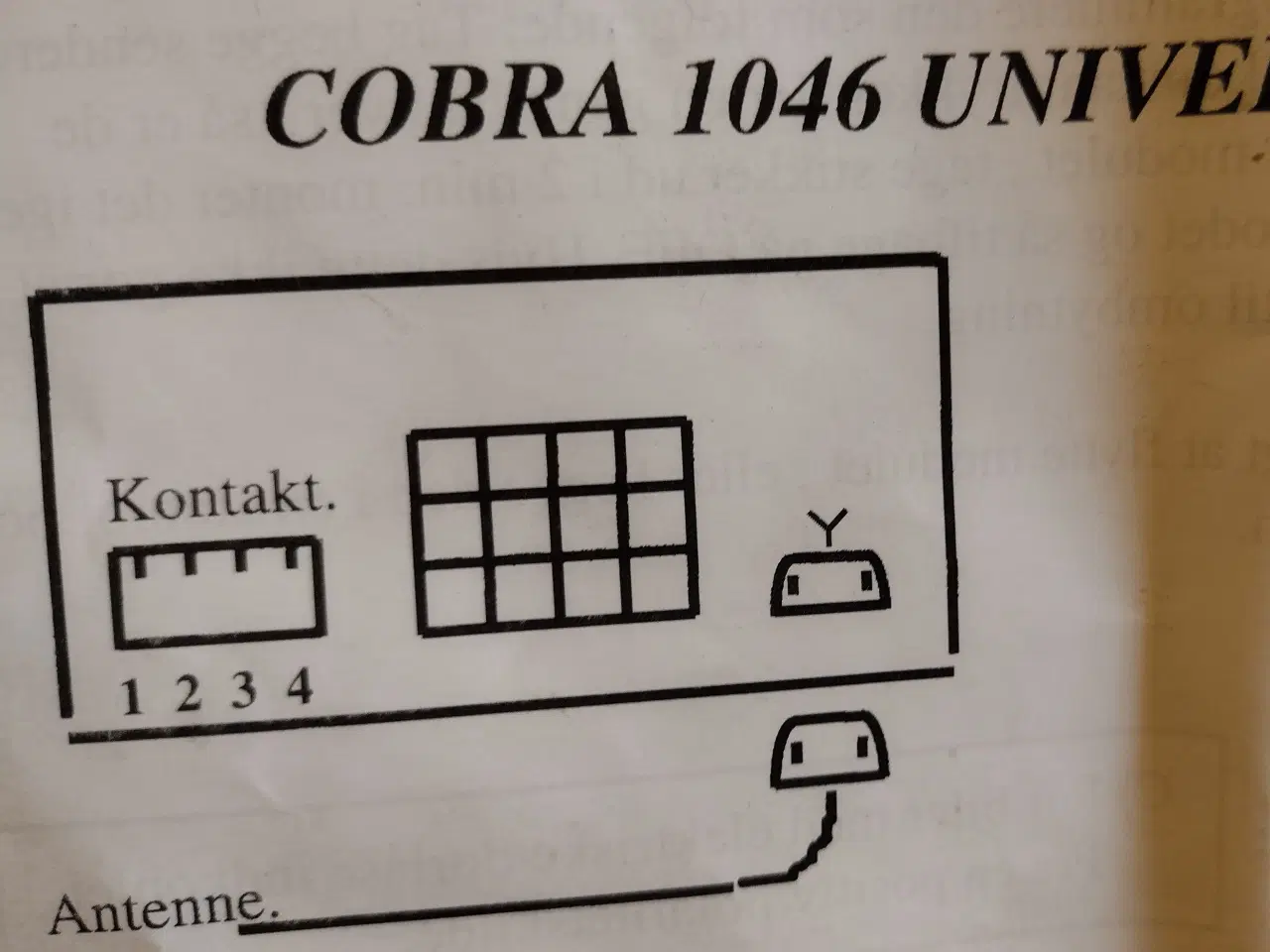 Billede 3 - Alarm Cobra 1046