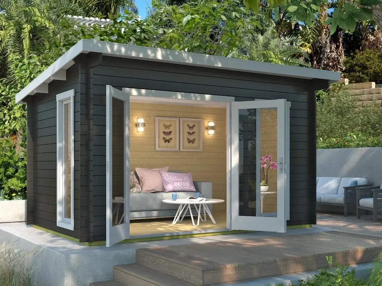 Billede 4 - Isoleret glas anneks, hobbyrum, tinyhouse,skur