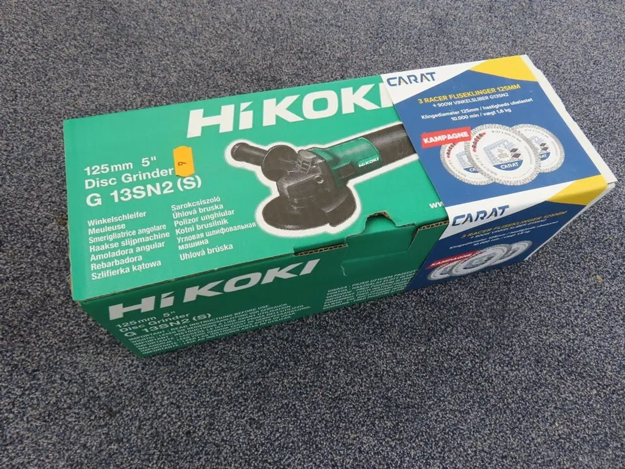 Billede 3 - Vinkelsliber med 3 klinger HIKOKI