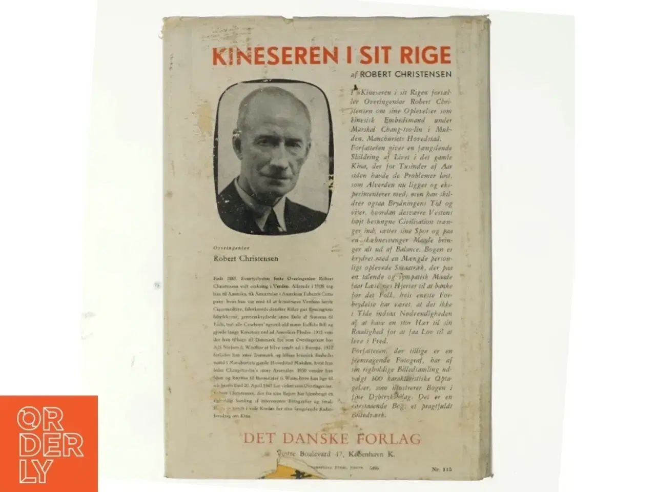 Billede 3 - Kineseren i sit rige af Robert Christensen (bog)