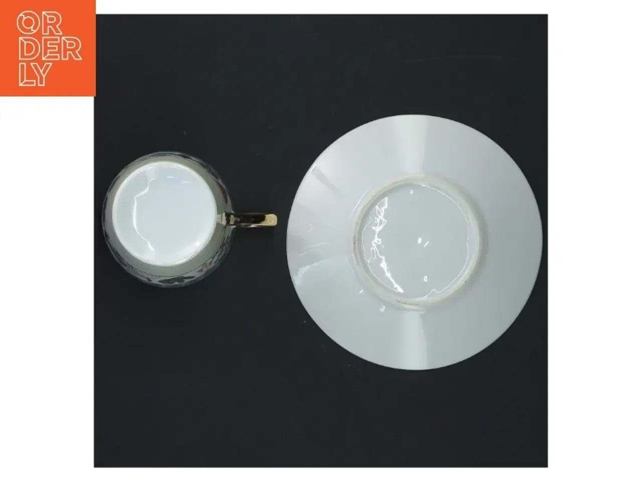 Billede 2 - Mokkakop Porcelænskop med underkop (str. Ø. 11 cm ø 6 cm)