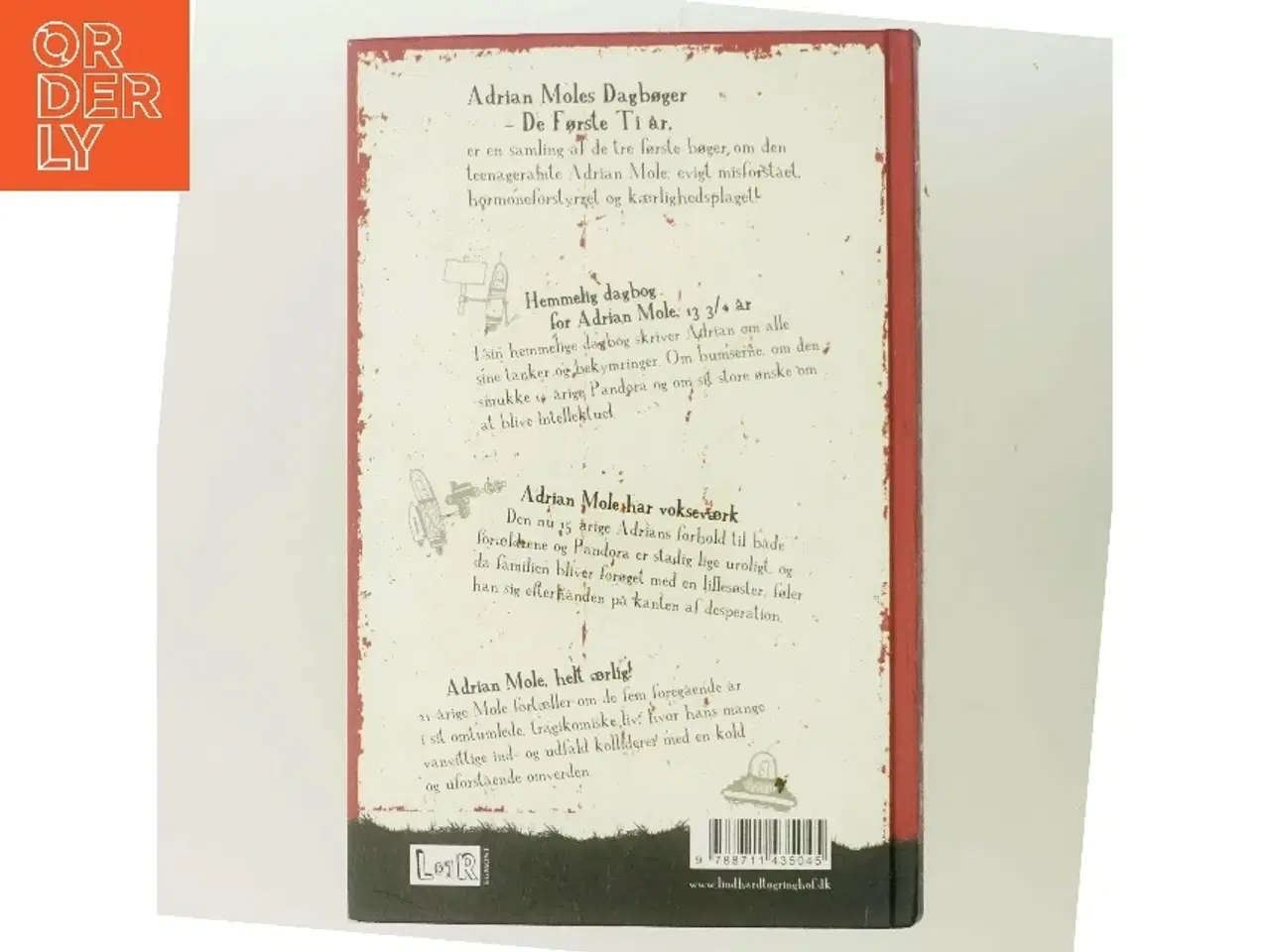 Billede 3 - Adrian Moles dagbøger : de første ti år af Sue Townsend (Bog)