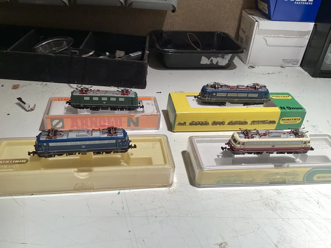 Billede 3 - 4 stk modeltog analog