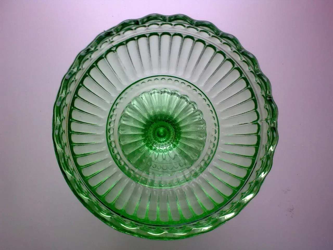 Billede 2 - iittala glas skål opsats grøn