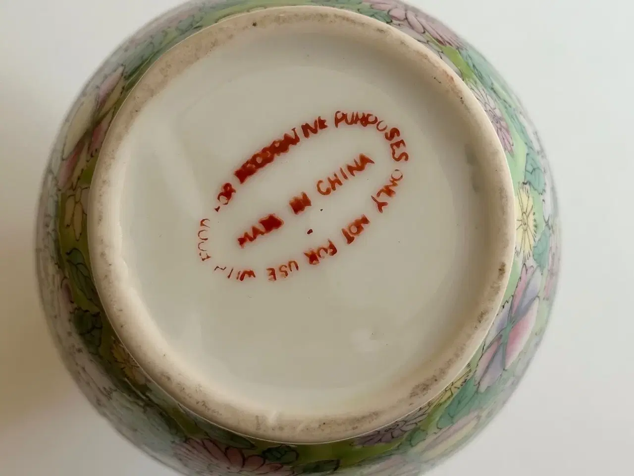 Billede 5 - Håndmalet porcelænsvase