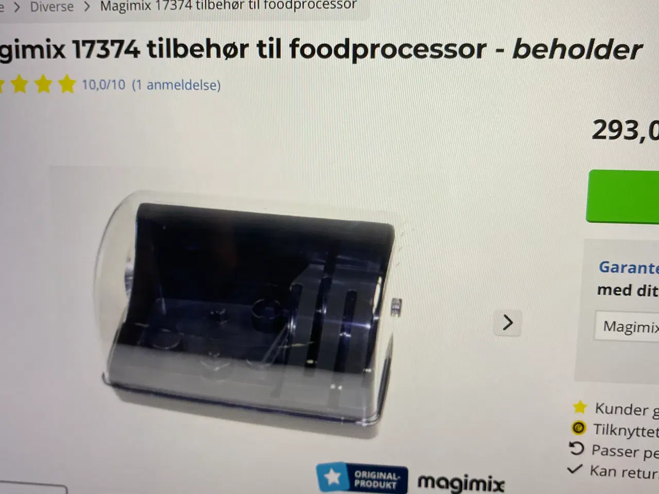 Billede 1 - Magimix 5200XL med masser af tilbehør