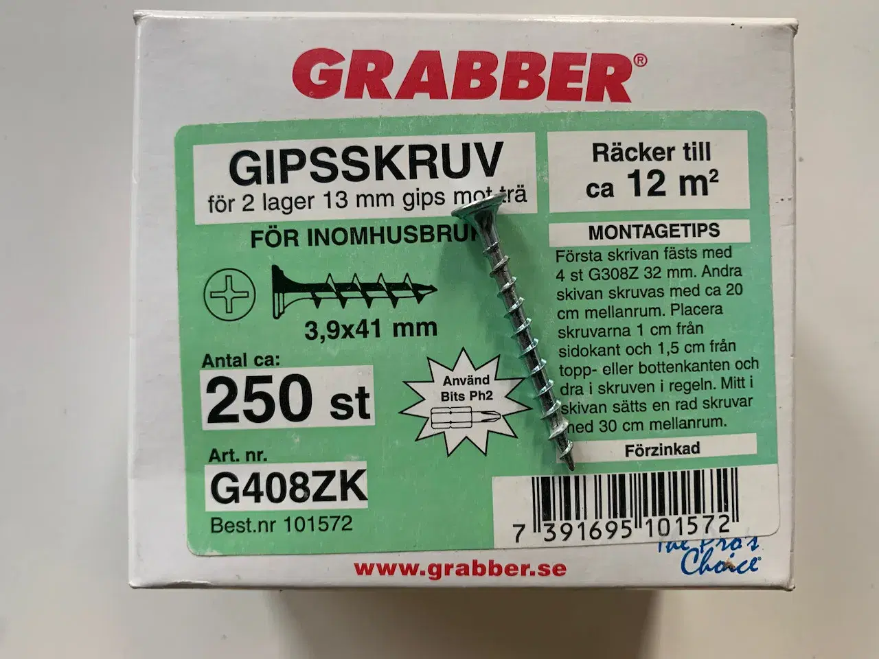 Billede 1 - Gips skruer 3,9x41 mm