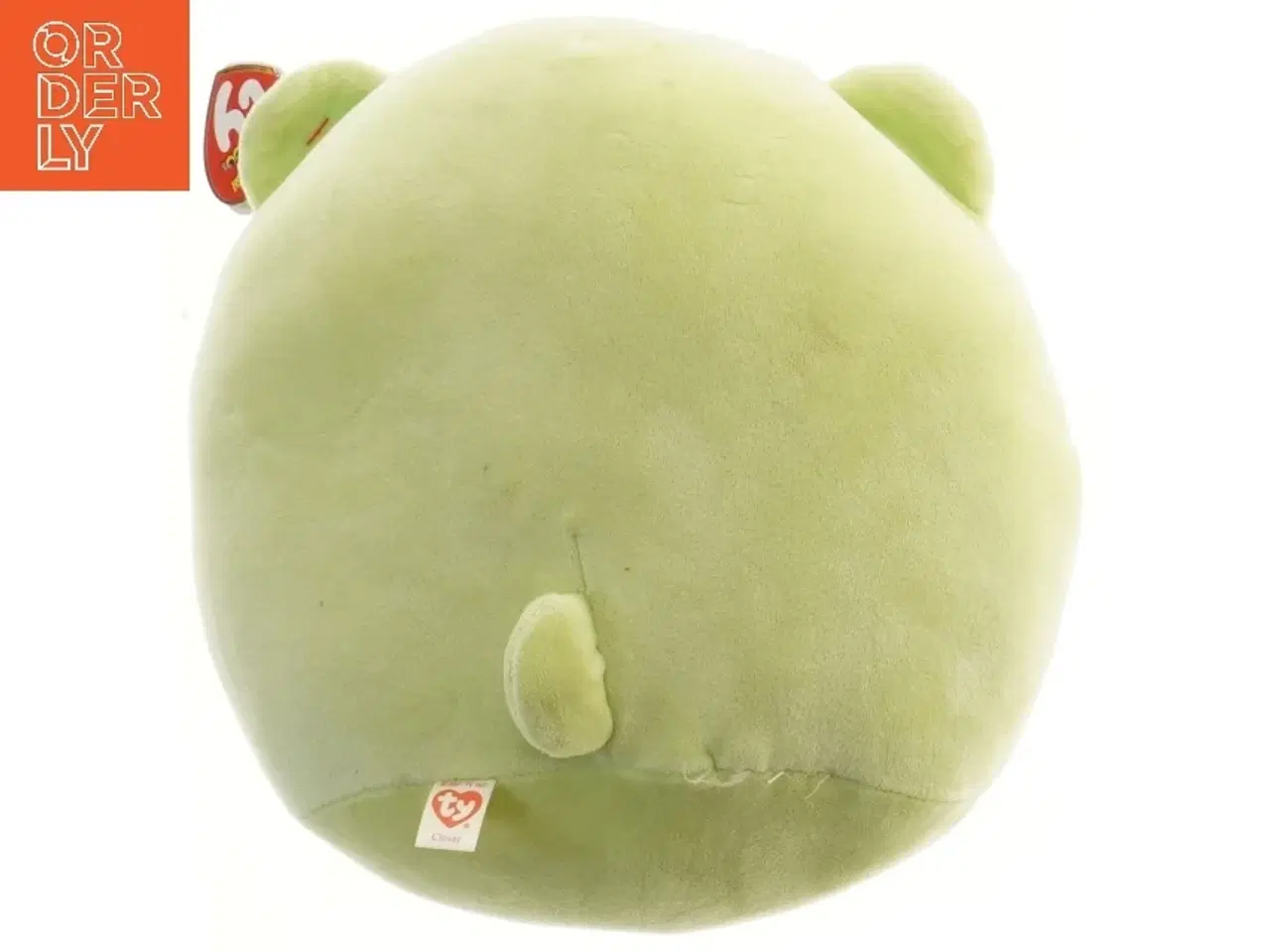 Billede 2 - Rund plysdyr med ansigt fra Ty (str. 24 cm)