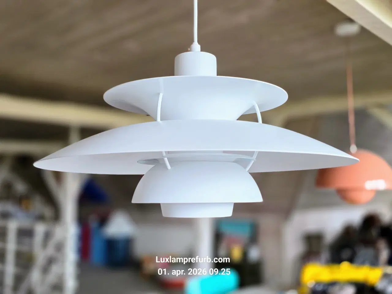 Billede 1 - 🌟 Ikonisk PH-5 i "Mat-hvid" Model (2023)🌟