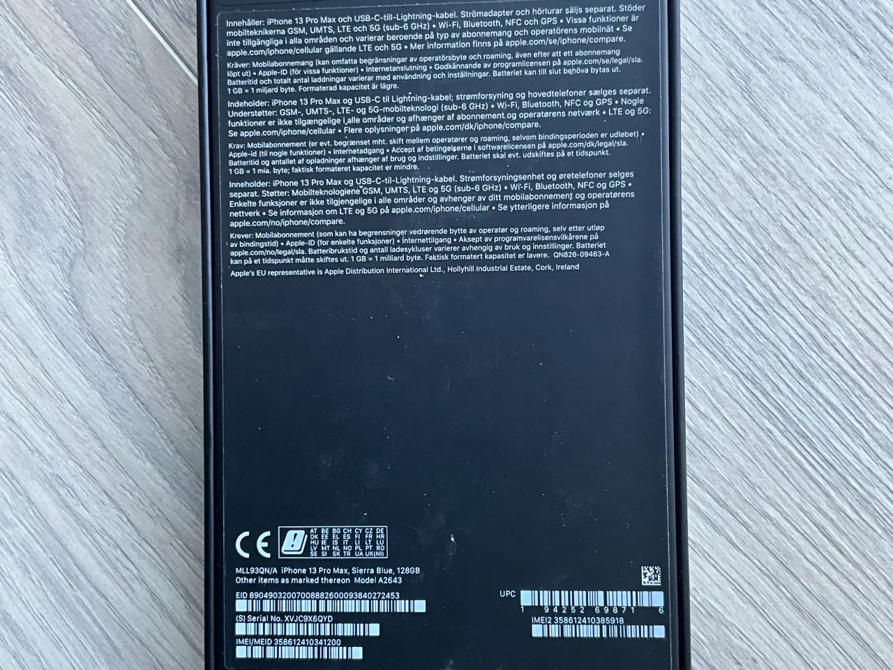 Billede 2 - Iphone 13 Pro Max 128GB