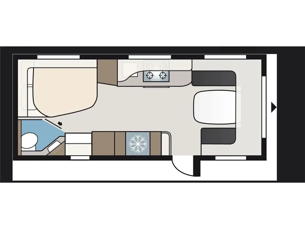 Billede 1 - 2012 - Kabe Royal 610 XL KS   2012 Kabe Royal 610 XL KS - Se den nu hos Camping-Specialisten.dk