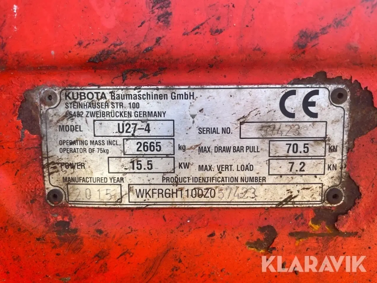 Billede 9 - Minigraver Kubota U27-4