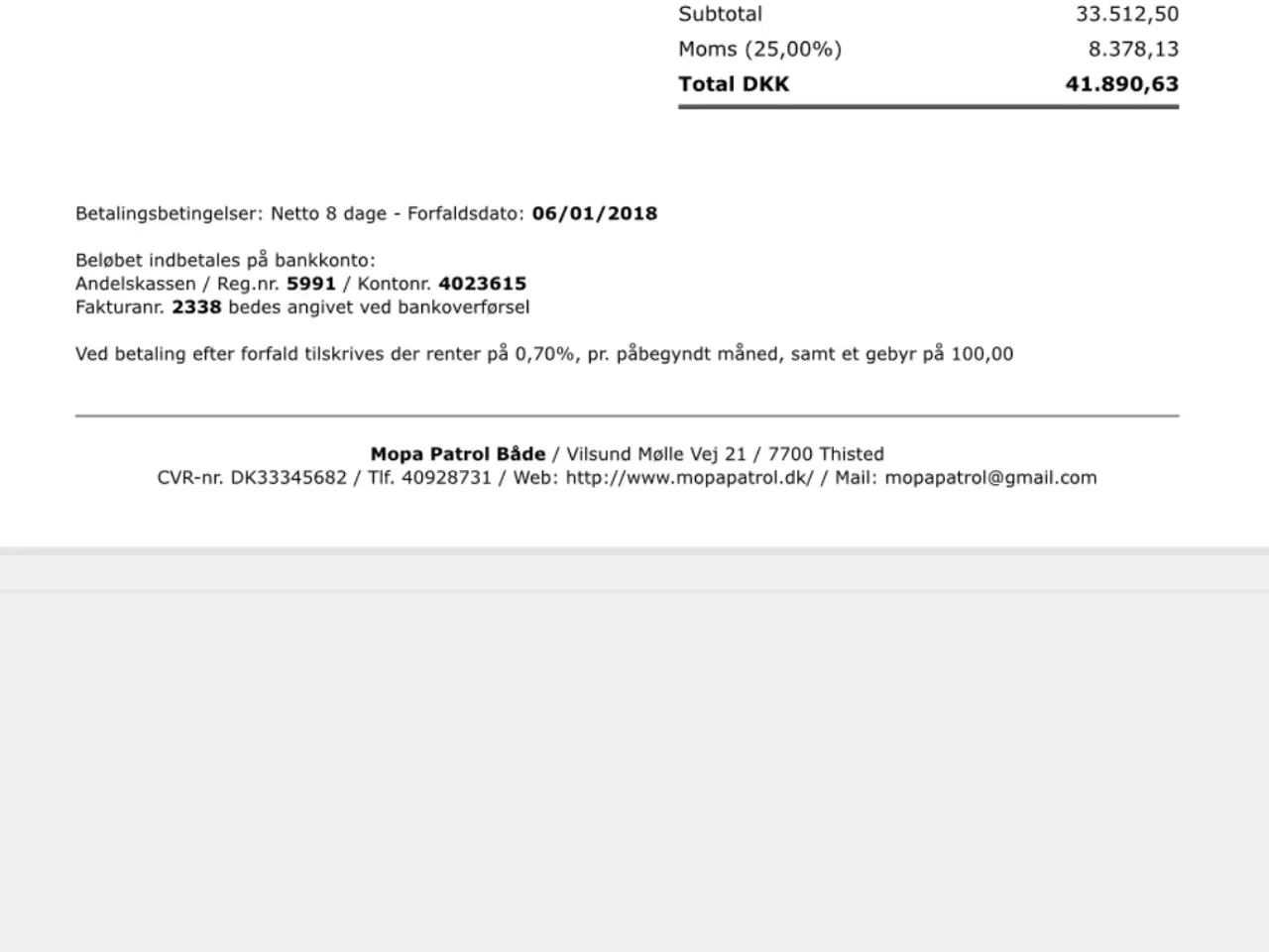 Billede 19 - Mopa Patrol Honda 20 Hk NYere og nyere Trailer