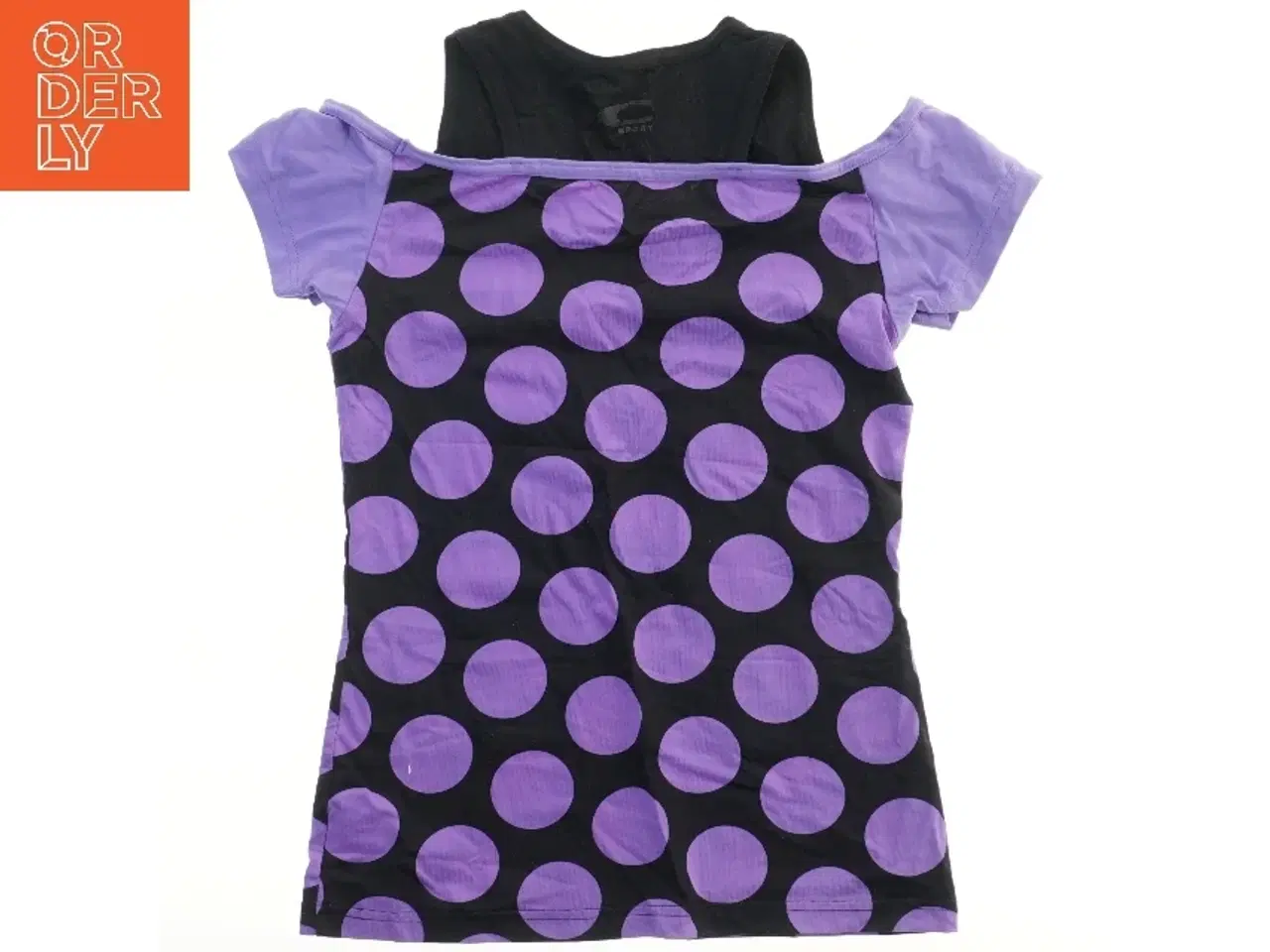 Billede 2 - Gymnastikbluse med prikker  (str. 164)