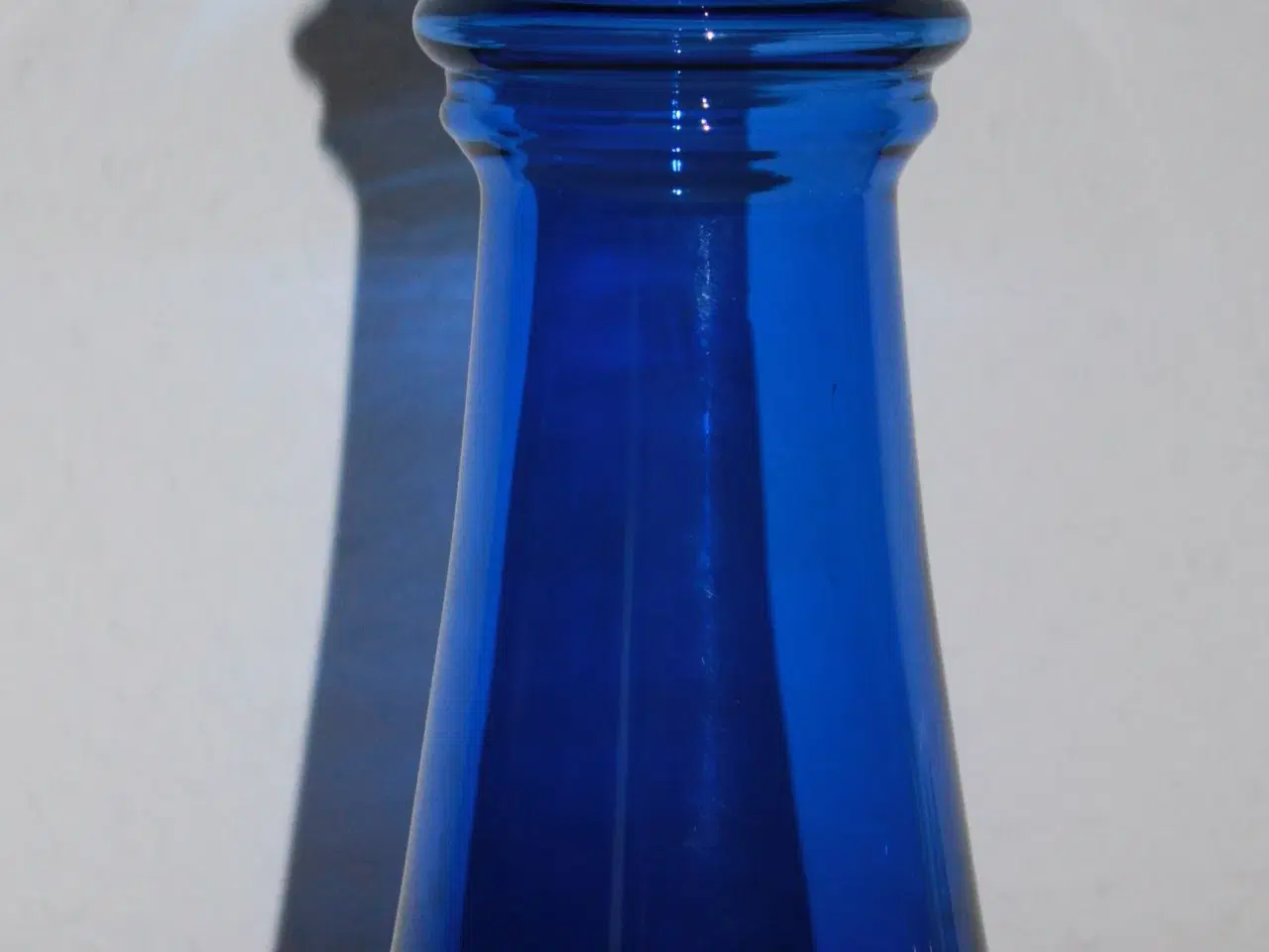 Billede 1 - Holmegaard Harmony vase, blå, mellem