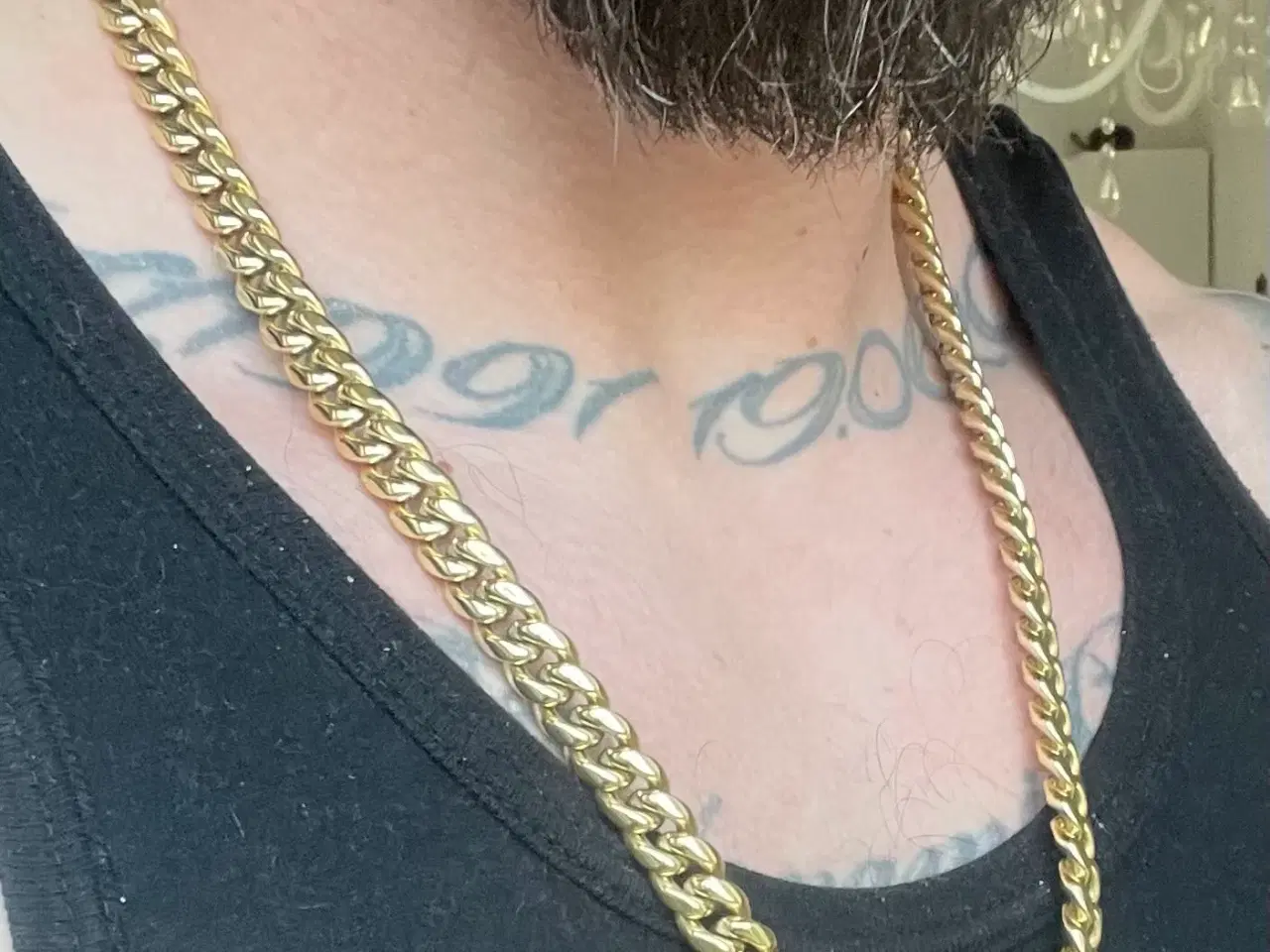 Billede 5 - 10mm 14kt goldfilled pansersæt med kasselås