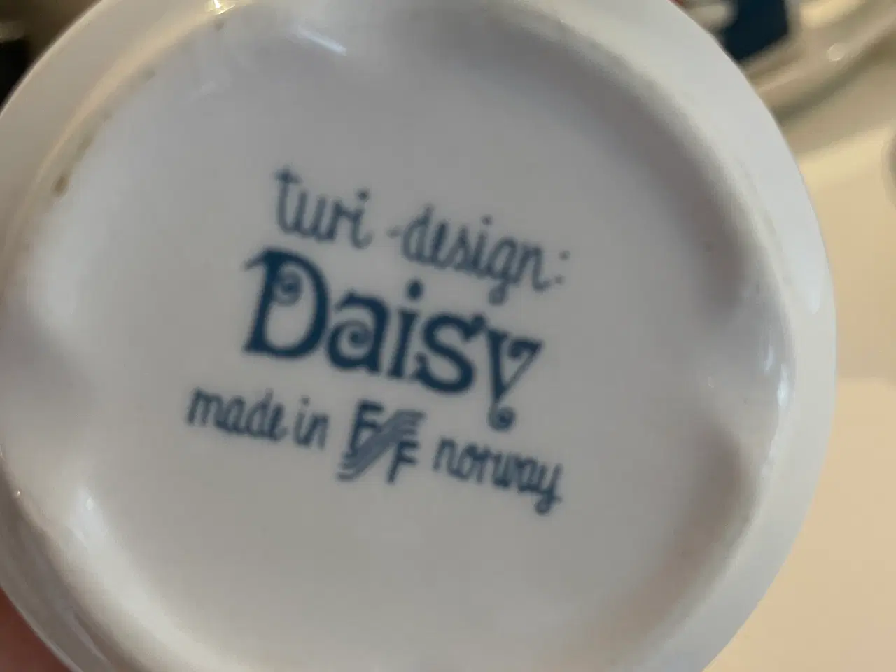 Billede 2 - Daisy kaffekop inkl. undertallerken 7 stk.