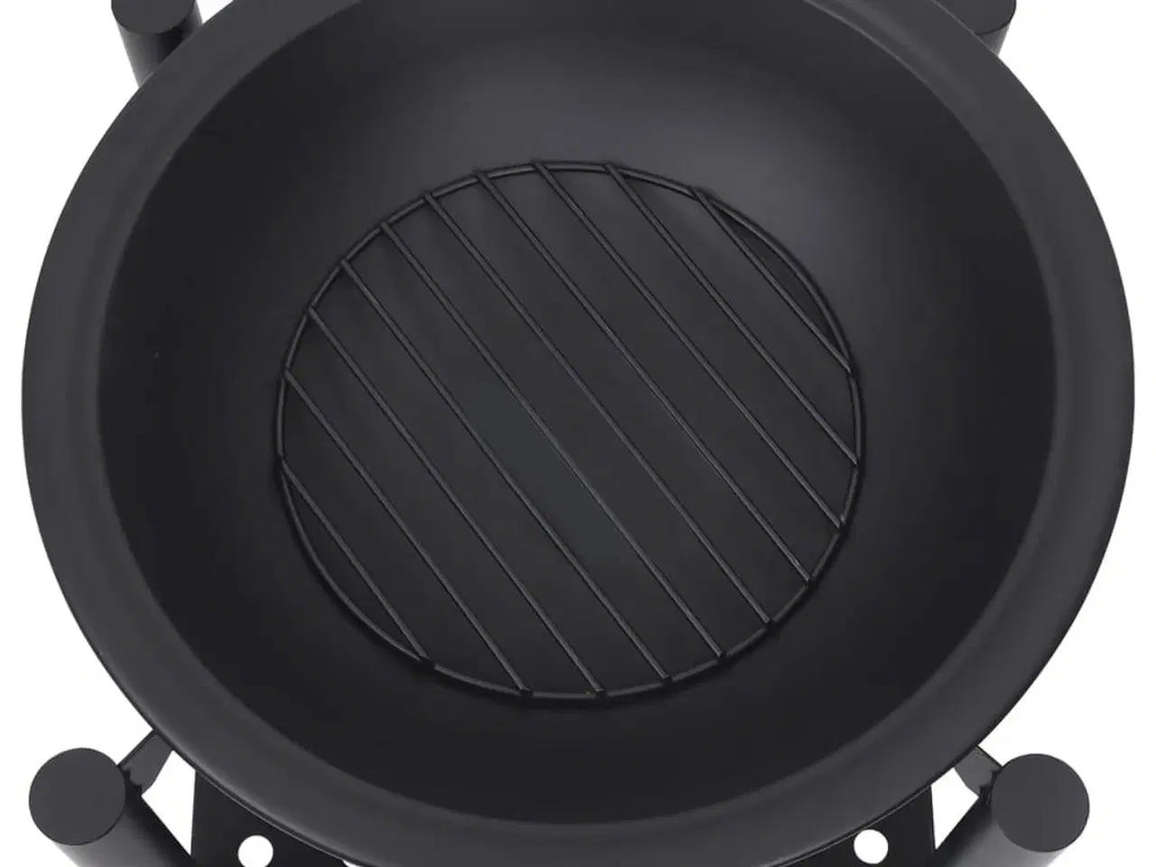 Billede 6 - Bålfad med ildrager 54x54x55 cm stål