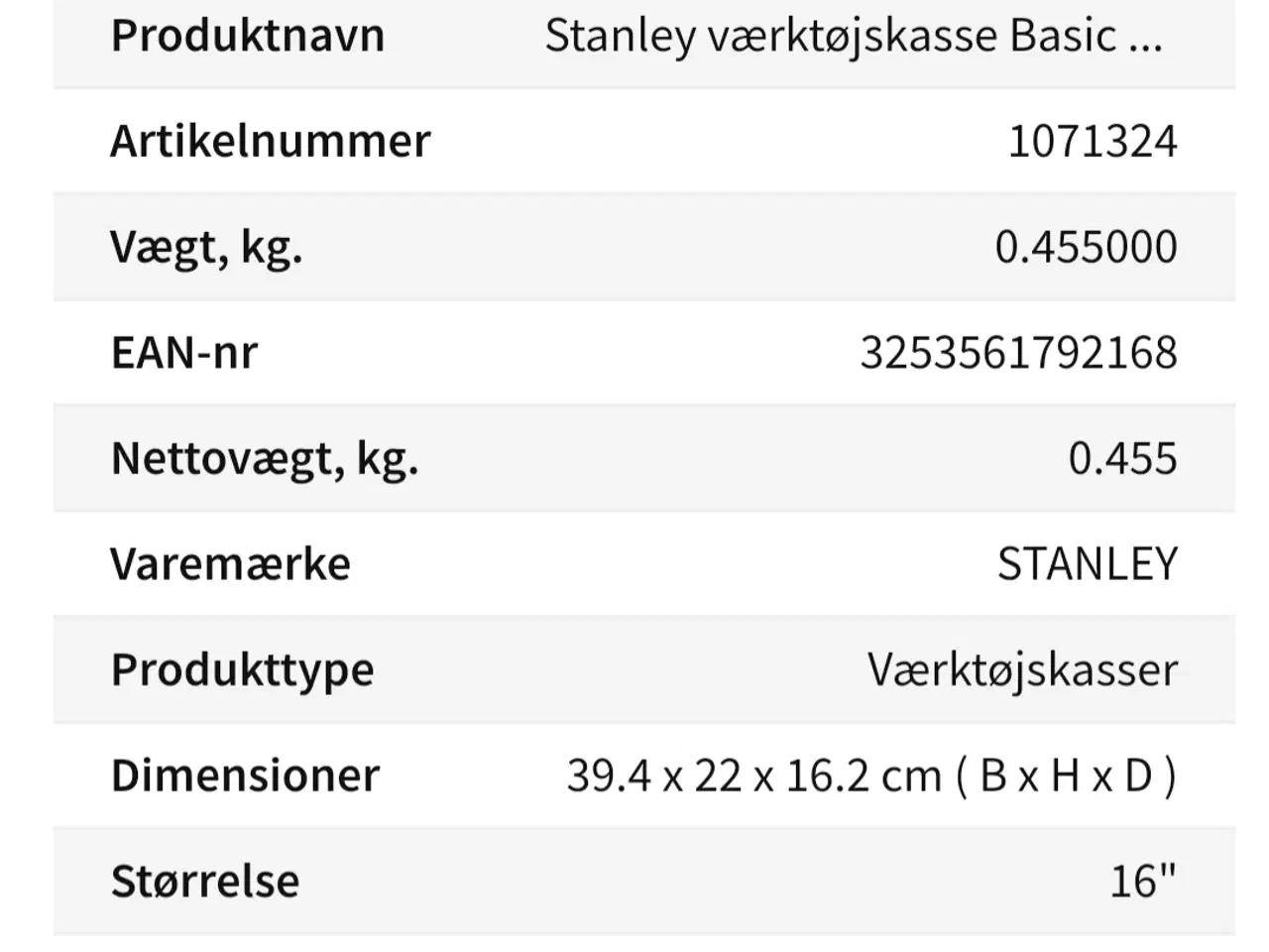 Billede 3 - Stanley værktøjskasse 