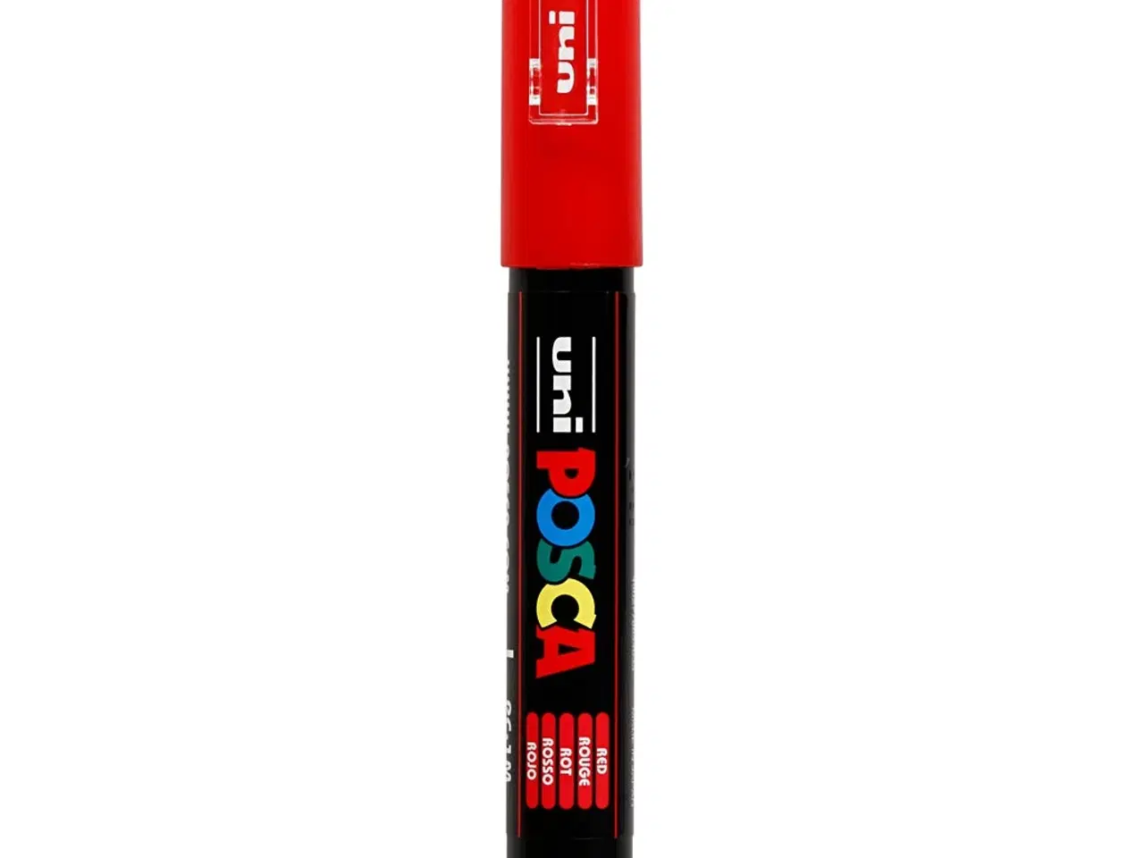 Billede 1 - Posca Tusch, PC-1M, streg 0,7 mm, extra-fine, rød, 1 stk.